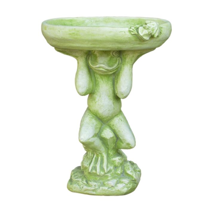 25" Frog Birdbath