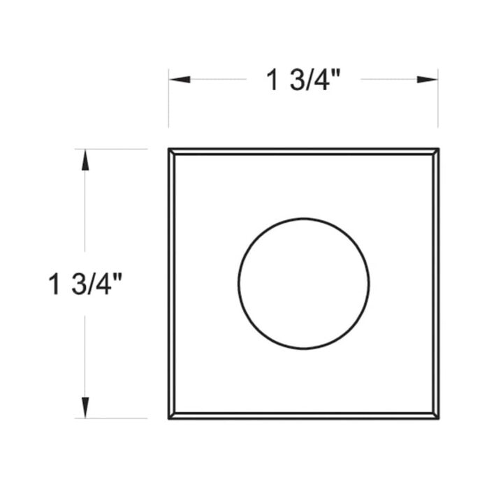 Hinkley Dot Led Small Square Button Light Low Voltage - Image 2