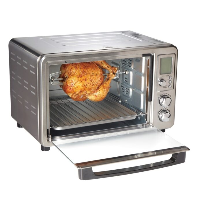 Hamilton Beach Sure-Crisp Digital Air Fryer Toaster Oven with Rotisserie - 9' x 12' - Image 2