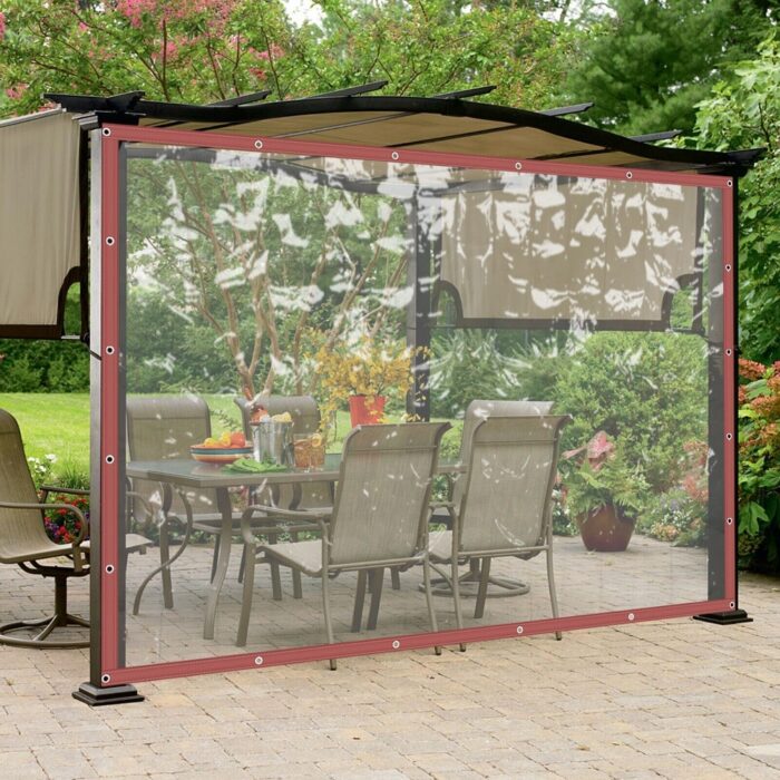 Mosquito Net Waterproof Curtain Panel Patio for Patio Gazebos