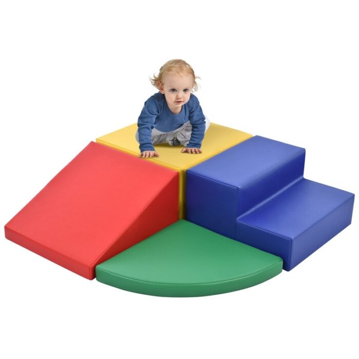 Soft Climb and Crawl Foam Playset for Infants, Preschools, Toddlers