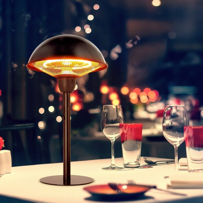 Electric Patio Heater, Tabletop Heater, Infrared Heaters, Electric Outdoor Heater, Portable Heater - 16.5"*16.5"*29.5" - Image 2