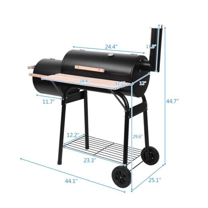 Charcoal Grill Furnace with Diameter 15 cm Plastic Wheel - Image 2