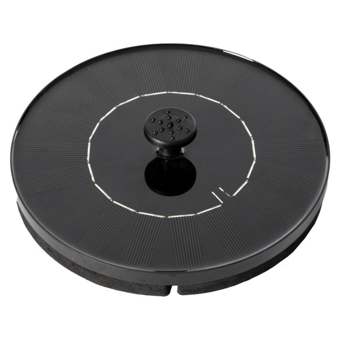 Garden Bird Bath and Solar Powered Round Pond Fountain - Copper - 17" W x 17" D x 23.75" H - Image 2