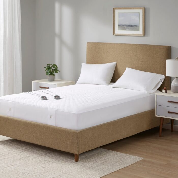 Beautyrest Cool Touch White Heated Mattress Pad - Image 2