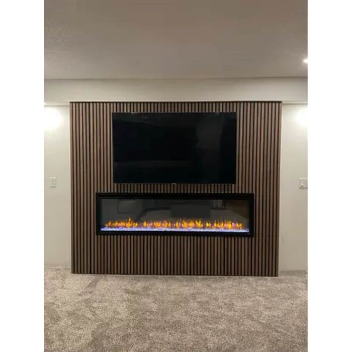 94 in. x 23.6 in x 0.8 in. Acoustic Vinyl Wall Cladding Siding Board - 1pc - Image 2