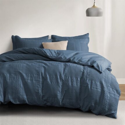 Waffle Weave Duvet Cover Set for All Season - Image 2