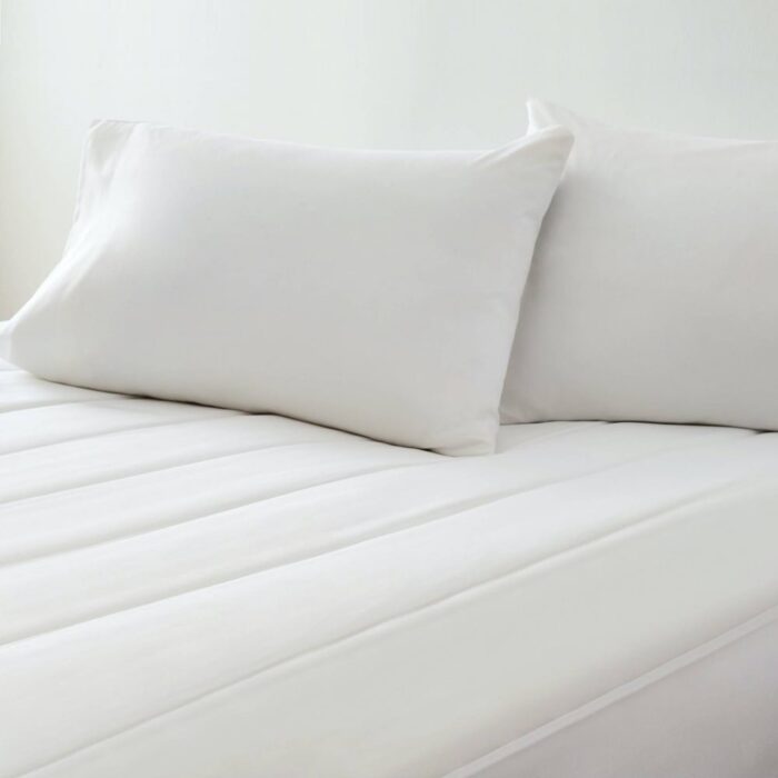 Sunbeam Full Size Electric Mattress Pad with Digital Controller and Wi-Fi Connection - White - Image 2