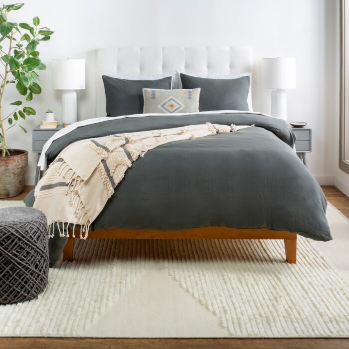 Artistic Weavers Suzzy Solid Linen Duvet Cover Set - Image 2