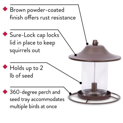 2 lb Small Panorama Wild Bird Feeder - Image 2