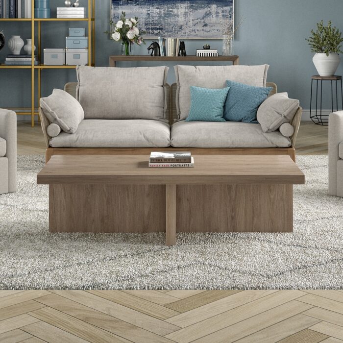 Elna 54" Wide Rectangular Coffee Table - 54" Wide - Image 2