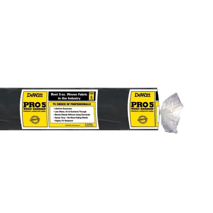 DeWitt P3 3’x250’ 5 Oz & P6 6’x250’ 5 Oz Pro 5 Landscape Weed Block Fabric Rolls - 175.1 - Image 2