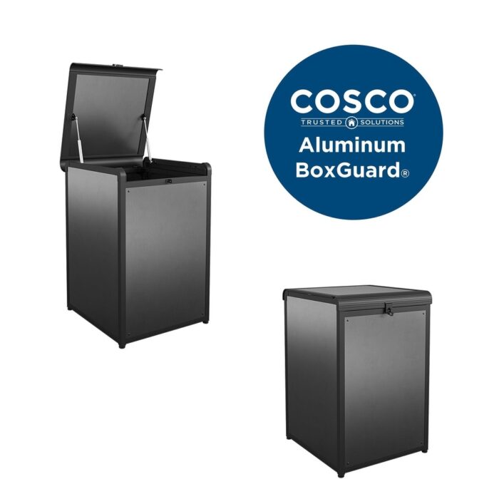COSCO BoxGuard 55 Gallon Heavy Duty Multi-Purpose Outdoor Storage & Delivery Box - Image 2