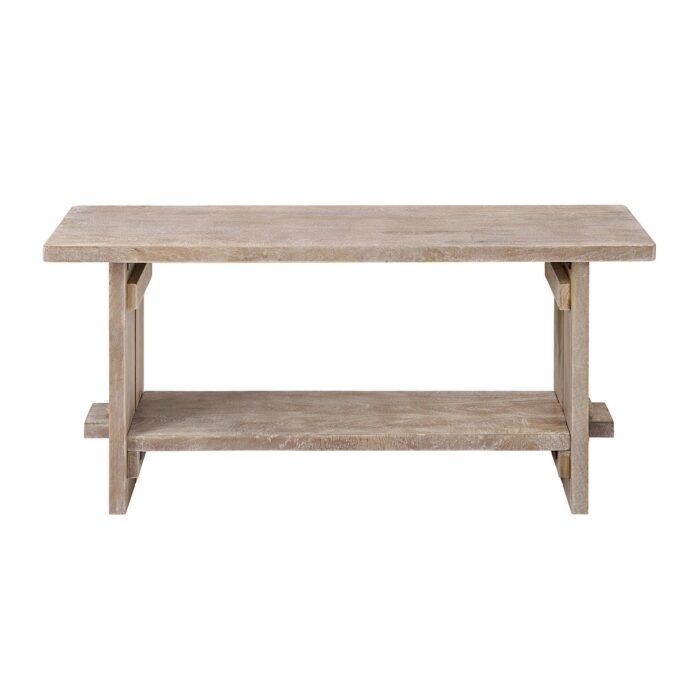 Castleton Mango Wood 40"W Bench - Image 2