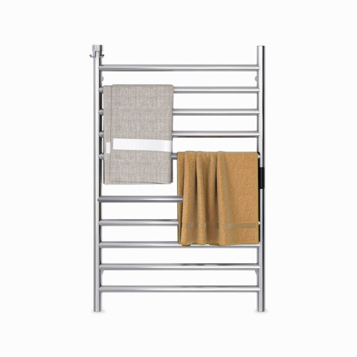 Moasis 10 Bar Wall Mounted Electric Towel Rack Heater with Temperature Controlled Timing Switch - Image 2