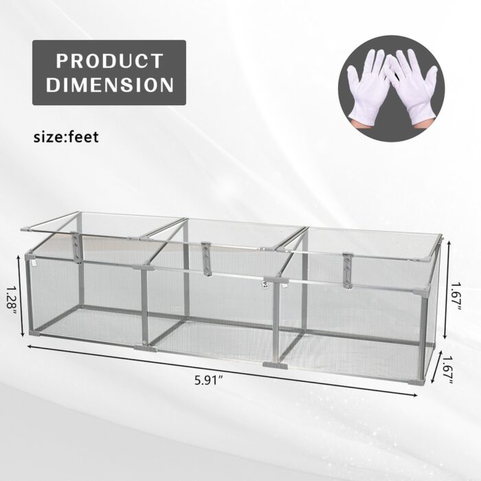 Polycarbonate Greenhouse for Outdoors in Winter - Image 2