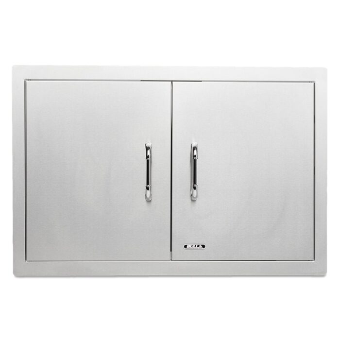 Bull Outdoor Products Stainless Steel Patio Grill Island Double Access Doors - 13.2 - Image 2