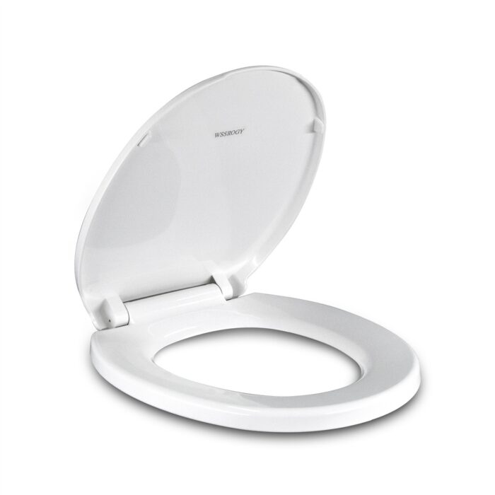 White Elongated Toilet Seats Fits both Adult and Child