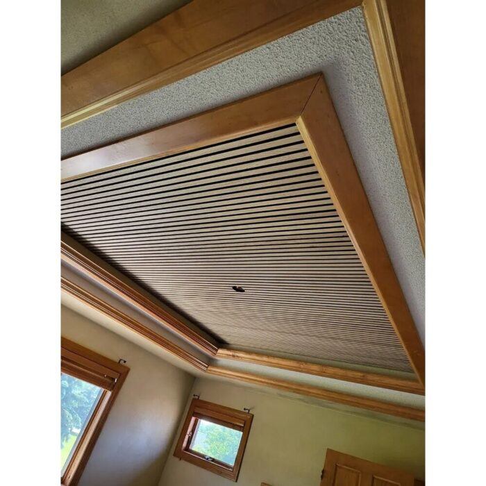 94 in. x 23.6 in x 0.8 in. Acoustic Vinyl Wall Cladding Siding Board - 1pc - Image 2
