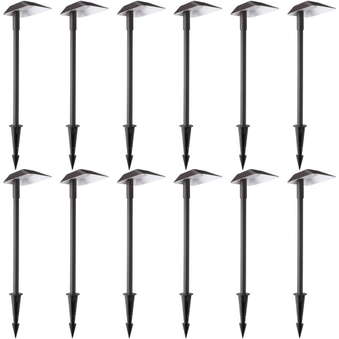 12-Pack 5W 12V-15V AC/DC Low Voltage LED Landscape Light