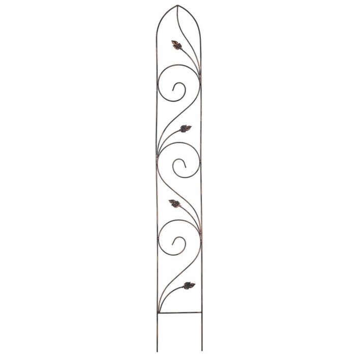 Arched Garden Trellis 6' x 10", Black