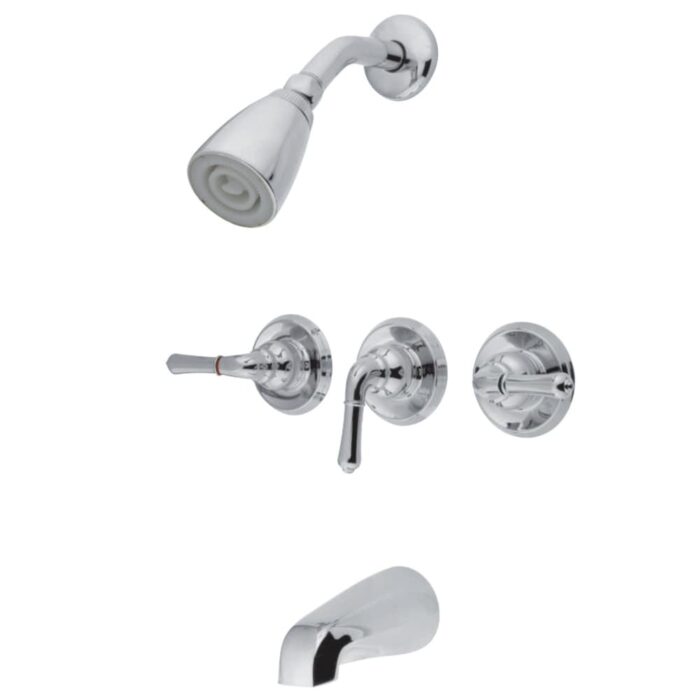 Magellan Three-Handle Tub and Shower Faucet