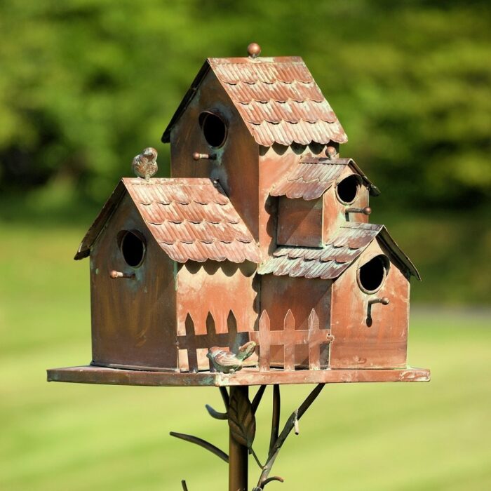 Country Style Iron Birdhouse "Doylestown" - Image 2