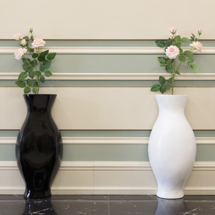 Tall Narrow Vase, Sleek Split Vase, Modern Floor Vase, Decorative Gift, Vase for Interior Design, 24.5 Inch Vase - Image 2