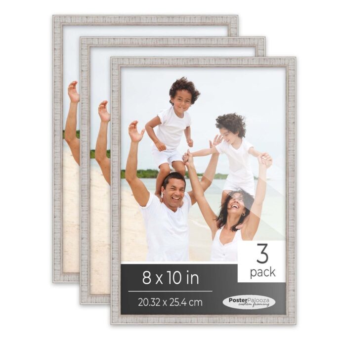 8x10 Rustic White Picture Frame Set Pack of 3 8x10 Wood Picture Frames for Gallery Wall 3 8x10 Rustic White Frames