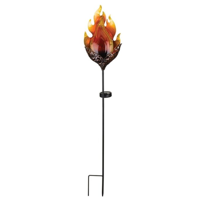Set of 2 Vintage Blaze Solar Stakes - Image 2