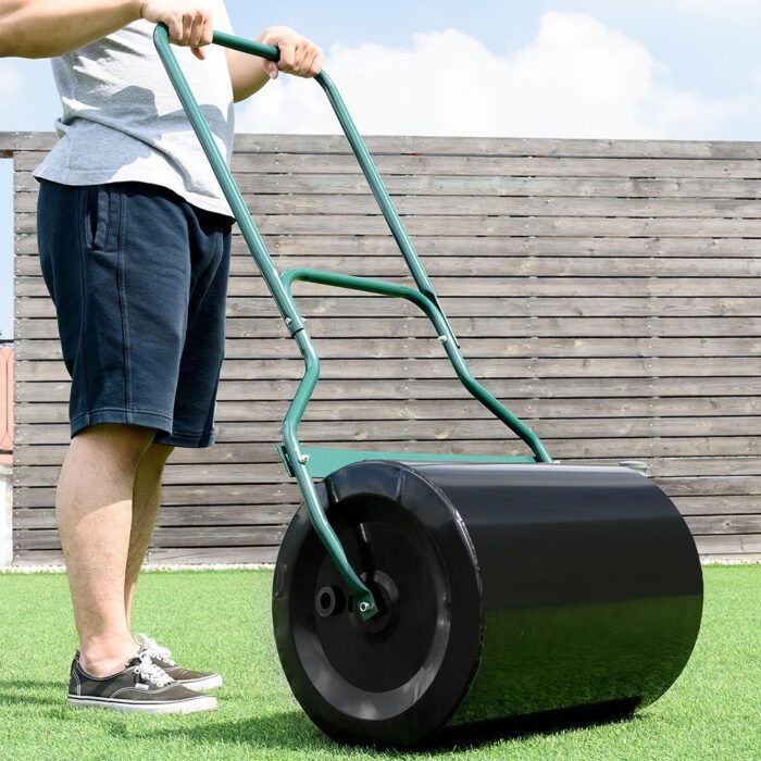 Costway 16"x 20" Heavy Duty Push Tow Lawn Roller Roller - See Details