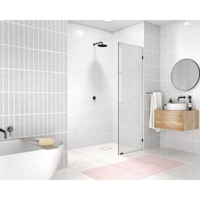 Glass Warehouse 78" x 21" Frameless Shower Door - Single Fixed Panel