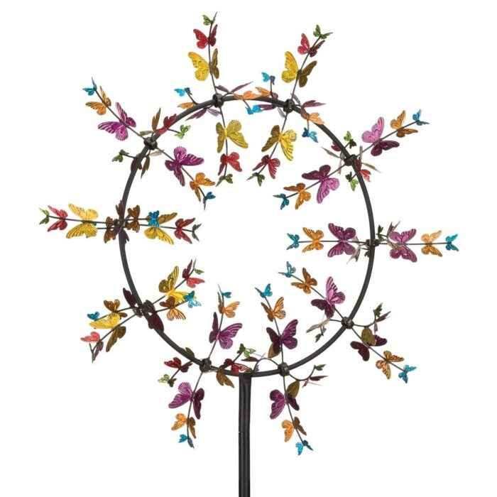 32 Vortex Wind Spinner - Butterflies - 32"X8.75"X91"